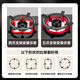 Xin Yingzhi (YINGZHI) gas stove bracket thickened cast steel gas stove bracket anti-slip frame windproof energy-saving cover fire cover suitable for Midea Vantage Skyworth Supor Xiaomi Boss Konka, etc. 2 pack anti-slip and high temperature resistant | universal for milk pot and wok | four-claw upgraded and thickened version