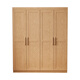 Daye and Maple Wardrobe Ash Wood Swing Door Wardrobe Bedroom Solid Wood Wardrobe Storage Cabinet Storage Cabinet Simple Style Four-Door Wardrobe Solid Wood Color