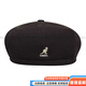 KANGOL Logo Casual Chlorofiber Fiber Beret Men and Women Fashion Trend Versatile Classic Black M Basic Packaging-No Box