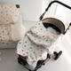 Summer double-layer gauze mother and baby blanket, newborn wrap, kindergarten nap blanket, stroller quilt, shawl blanket, pink rabbit, summer must-have | pure cotton thin 80*80