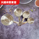 Huanjin stainless steel measuring spoon set 15/30/50/60/80/100/160/180/240ml heatable measuring cup 60ml 201 curled edge measuring spoon