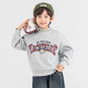 Duojia Bear Print Fake Two-piece Boys' Sweaters Winter Warm and Velvet Bottoming Children's Casual Sports Tops Trendy