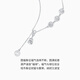Chao Acer Gourd Coin Platinum Pendant Chain PT950 Necklace Set Chain Neck Ornament Birthday Gift for Women Price Chain length is about 42cm+, including labor cost 630 yuan 6.95g