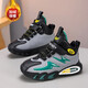 Children's large cotton shoes men's velvet thickened winter new waterproof anti-slip middle and large children's sports running warm cotton shoes
