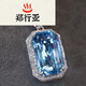 Zheng Xingya Aquamarine Pendant Necklace Jewelry Clavicle Chain Gold Inlaid with Diamonds Main Stone 5.69ct Weight 3.74g 3.74g