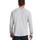 UNDERARMOR Spring and Autumn DFO men's round neck sports and casual long-sleeved T-shirt 1302355 Gray 011 XL