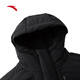 Anta Lin Xiaojuns sechs-Grad-Kern-Daunenjacke im gleichen Stil: Lange Sport-Daunenjacke, warme Winterjacke für Herren