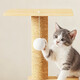 【源头工厂】猫爬架猫窝太空舱猫树一体实木剑麻猫玩具耐抓猫转盘 实木019（35*35*62CM)