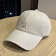 JINGJINGYI (JINGJINGYI) 2025 Autumn and Winter New Korean Style Versatile Soft Top Baseball Hat Unisex Deep Large Head Circumference Warm Peaked Cap Khaki Color One Size 54-60 Adjustable