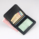 Goldlion Genuine Leather Wallet Men's Short Mini Simple Wallet Multifunctional Folding Soft Wallet Driver's License Card Holder Black