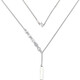 Laofu gold platinum necklace signed on the tassel, simple, fashionable and versatile necklace for boyfriend and husband holiday birthday gift 2025, about 6.46g