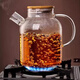 Craftsmanship glass teapot large capacity teapot thickened teapot household flower and fruit tea cold kettle living room cold kettle cold kettle 1800ml 1800ml