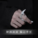 MZMZ platinum ring for men pt950 platinum Fuman Qiankun rotatable index finger ring Valentine's Day birthday gift for boyfriend when/next day delivery - light luxury Fuman Qiankun ring for men (circle number remarks)