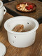 Raf core overflow soup stew pot Fujian Nan Fujian Nan overflow soup stew pot ceramic with liner household broth separation pot with holes for filter-free chicken wheat ear style with liner - 1250 ml