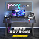 Computer table desktop home e-sports table and chair set office desk simple desk game table study writing table Snow Mountain White 120*60-Electric Jing Texture