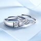 The only couple ring pure pure silver for men and women, wedding rings, confession rings, birthday gifts for girlfriends and wives, s925 silver angel kiss rings for couples