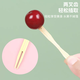 Qinkai fruit fork set fruit picks disposable household fruit cake dessert fork small fork safe bamboo picks original color 200 pieces 2 packages