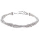 Beijing Gold Trading Center Co., Ltd. Platinum Bracelet Double-layer Twisted Gold Bead Twist Bracelet as a gift for your girlfriend as a gift, about 17.85g