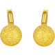 Saturday Blessing Pure Gold Gold Beads Frosted Gold Stud Earrings for Women Price AA091138 Approximately 1.06g A pair of birthday gifts