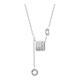I Do Platinum Pt950 Tassel Small Waist Necklace Women's Collarbone Light Luxury Chain Platinum Small Waist Pendant Necklace Small Waist Necklace