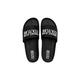 Versace (VERSACE) women's slippers, simple and versatile, lightweight, breathable, non-slip, soft-soled black flat-heeled casual home slippers Black 35