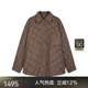 Jnby / Jiangan Buyi [95 White Goosevelt] Automne et hiver Lumière et loisirs Veste de banlieue lâche 5OAC1584H 209 / brun foncé M
