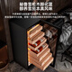 Kelong 608C cigar cabinet with constant temperature and humidity, water ion ammonia removal, smart WiFi, IoT control, air-cooled cedar wood liner shelf, alcohol nourishment, water circulation compressor, refrigeration cigar cabinet, rose gold 3-wake cigar box nourishment + aluminum liner + purified ammonia + WiFi