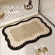 Bahainiao bathroom floor mat absorbs water into the kitchen bathroom toilet entrance door non-slip floor mat household mat 60*40CM