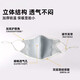 Woodpecker Manufacturer Thickened Warm Mask Plus Velvet Australian Velvet Anti-cold and Anti-freeze Face Cycling Mask Breathable Moonlight Gray Warm Mask丨Single Pack