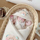 Baby colorful cotton quilt autumn and winter thickened and removable spring and summer thin newborn baby quilt newborn swaddle for four seasons happy bear coffee color four seasons double bile model (thin bile + thick bile) 98*98cm