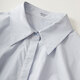 INMAN pure cotton commuting simple loose long-sleeved shirt for women 2025 autumn fashion waist rope versatile shirt jacket light blue XL