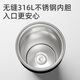 Fuguang Coffee Cup Insulated Tea Cup Men's Large Capacity 316L Stainless Steel Portable Car Business Tea Cup