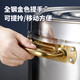 Stainless steel electric heating water boiling bucket commercial hotel restaurant large capacity insulation bucket boiling water bucket automatic constant temperature plug-in extra thick non-magnetic 304 heating plate with faucet 50 liters dry burning prevention + intelligent constant temperature
