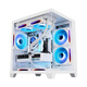 Inno3D RTX5060 host new product 5700X AMD R7 5700X/5050/RTX5060Ti Delta mobile gaming computer host desktop complete machine diy assembly machine R7 5700X+RTX5060TI white丨Configuration six
