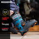 ROSSIGNOL Jinji 25/26 nouvelles chaussures de ski double planche homme ALLTRACK toutes régions BOA raquettes à tenue rapide gris acier/bleu pétrole (dureté 110) 42/42,5