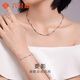 Liuguifu Jewelry Platinum Necklace Lingying PT950 Platinum Clavicle Chain Gift PT0300101 8.60g