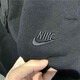 Nike (NIKE) new spring and autumn pure cotton sweatpants for men and women, embroidered cuffed straight sweatpants, loose casual breathable trousers, embroidered black black pants L 105-120Jin Jin equals 0.5 kg