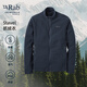 Rab Ruipo's new Stavel Jacket outdoor warm windproof soft fleece jacket jacket for men QFG-68 black gray L