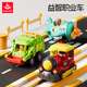 Huile Toys Professional Team Toy Car Garbage Truck Baby Engineering Vehicle Car Boy Children's Toy 1-3 Years Old Birthday Gift