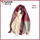 Woodpecker's new wool blended plaid scarf for women in winter Korean version versatile couple warm scarf men's gift trendy shawl gray