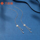 LIU GUI FU JEWELRY platinum earrings Xiangyanghua pt950 platinum earrings fashion earrings PT0200107 2g