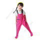 The little cleaner chooses water fork pants for children, water suits for playing in the sea, waterproof waders, jumpsuits for kindergarten, children's beach rain boots for men and women, children's dinosaur overalls with pockets, size 34 (shoe inner length 21c)