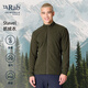 Rab Ruipo's new Stavel Jacket outdoor warm windproof soft fleece jacket jacket for men QFG-68 black gray L