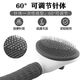 Cat and dog comb to remove floating hair artifact, pet-specific long hair cleaning comb to thin the lint and remove artifact, random color, one-click self-cleaning, protective beads