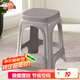 Anafor plastic stool household small bench shoe changing stool baby dining chair learning chair back chair HK5178 gray