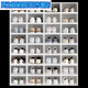 Sailotou Thickened Shoe Box Flip Shoe Storage Folding Storage Box Drawer-Type Transparent Shoe Cabinet Plastic Shoe Rack 0x0 Note