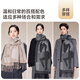 JIUMU Pure Wool Scarf Men's Autumn and Winter Warm Scarf for Boys as a New Year's Birthday Gift for Father in a Gift Box