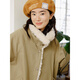 OCTOPUSME Octopus Home 10/31 New at 20:00 Fleece collar workwear-like down jacket Khaki M