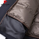 Pierre Cardin mid-length wind clothes for men in autumn and winter new style middle-aged and elderly dads removable down liner warm jacket for men black XL 180
