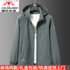 International Milan high-end light luxury spring and autumn large size men's sports jacket fat man removable hood coat men's thin breathable top black gift box 2XL International Milan high-end light luxury spring and autumn large size men's sports jacket fat man removable hood coat men's thin breathable top black gift box 2XL